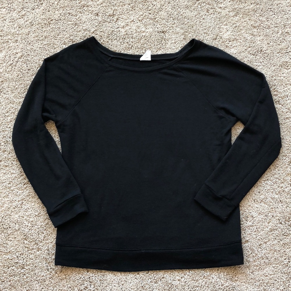 Black long sleeve shirt